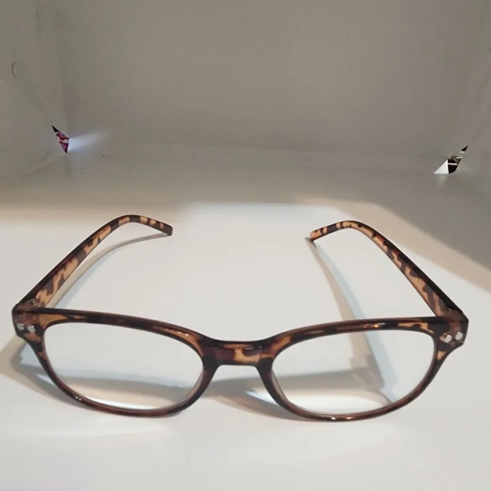 Perry Ellis Brown Tortoiseshell Prescription Glasses Frames